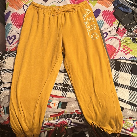 Grey and Mustard Yellow sweats - Picture 3 of 4